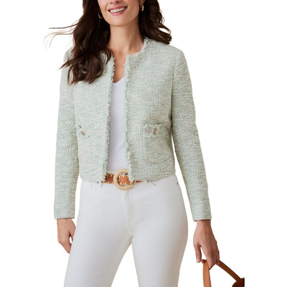 J.Mclaughlin Womens Berry Jacket, Green